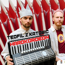 Baner promujący wydarzenie. Nazwa wydarzenia i zdjęcie artystów.