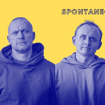 Baner promujący wydarzenie. Nazwa wydarzenia, data i zdjęcie Artystów.