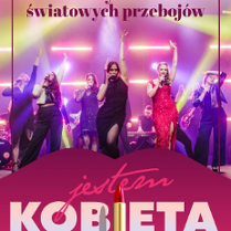 Baner promujący wydarzenie. Nazwa wydarzenia, data i zdjęcie Artystek.