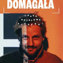 Baner promujący wydarzenie. Nazwa wydarzenia i zdjęcie artysty.