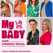 Baner promujący wydarzenie. Nazwa wydarzenia i zdjęcie artystów.