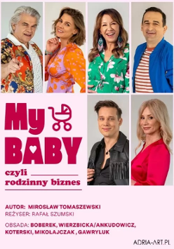Baner promujący wydarzenie. Nazwa wydarzenia i zdjęcie artystów.