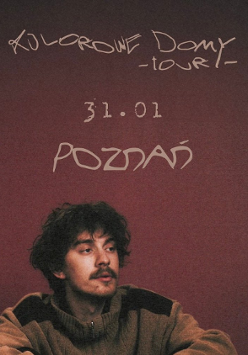 Baner promujący wydarzenie. Nazwa wydarzenia, data i zdjęcie Artysty.