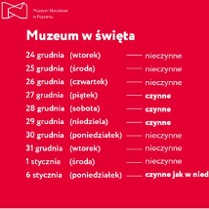 Baner promujący wydarzenie. Nazwa wydarzenia i data.