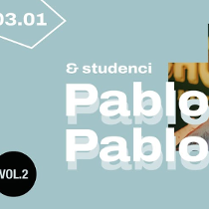 Baner promujący wydarzenie. Nazwa wydarzenia i zdjęcie artysty.