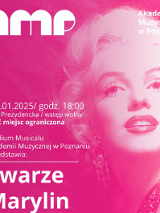 Baner promujący wydarzenie. Nazwa wydarzenia, data i zdjęcie Artystki.