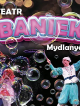 Baner promujący wydarzenie. Nazwa wydarzenia i zdjęcie artystów.