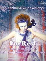 Baner promujący wydarzenie. Nazwa wydarzenia, data i zdjęcie Artystki.