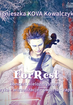 Baner promujący wydarzenie. Nazwa wydarzenia, data i zdjęcie Artystki.