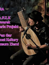 Baner promujący wydarzenie. Nazwa wydarzenia, data i zdjęcie Artysty.