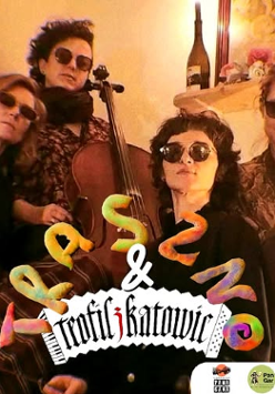 Baner promujący wydarzenie. Nazwa wydarzenia i zdjęcie artystów.