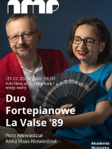 Baner promujący wydarzenie. Nazwa wydarzenia, data i zdjęcie Artystów.