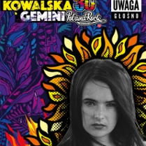 Baner promujący wydarzenie. Nazwa wydarzenia i zdjęcie artystki.