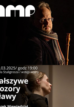 Baner promujący wydarzenie. Nazwa wydarzenia, data i zdjęcie Artystów.