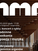 Baner promujący wydarzenie. Nazwa wydarzenia i data.