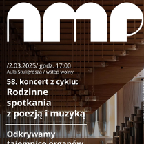 Baner promujący wydarzenie. Nazwa wydarzenia i data.