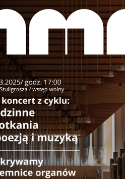 Baner promujący wydarzenie. Nazwa wydarzenia i data.