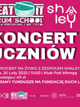 Baner promujący wydarzenie. Nazwa wydarzenia i data.