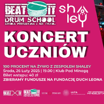 Baner promujący wydarzenie. Nazwa wydarzenia i data.