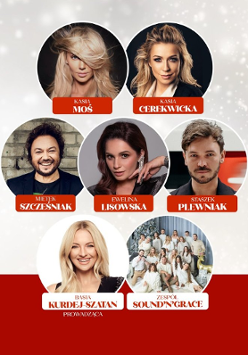 Baner promujący wydarzenie. Nazwa wydarzenia i zdjęcie Artystów.