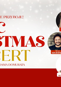 Baner promujący wydarzenie. Nazwa wydarzenia i zdjęcie Artystów.