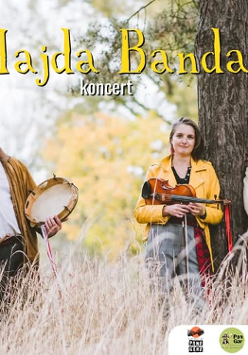 Baner promujący wydarzenie. Nazwa wydarzenia i zdjęcie artystów.