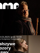 Baner promujący wydarzenie. Nazwa wydarzenia, data i zdjęcie Artystów.