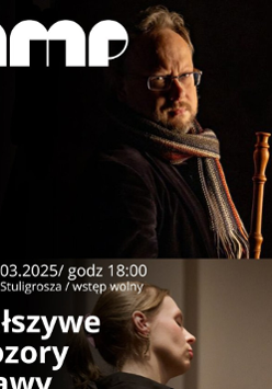 Baner promujący wydarzenie. Nazwa wydarzenia, data i zdjęcie Artystów.