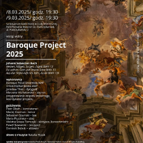 Baner promujący wydarzenie. Nazwa wydarzenia i data.