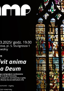 Baner promujący wydarzenie. Nazwa wydarzenia i data.