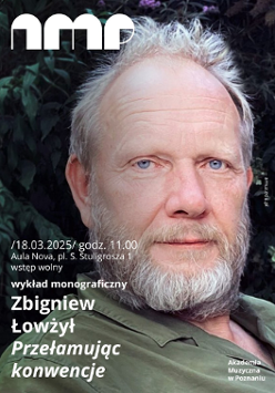 Baner promujący wydarzenie. Nazwa wydarzenia, data i zdjęcie Artysty.