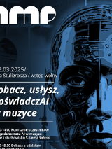 Baner promujący wydarzenie. Nazwa wydarzenia, data i zdjęcie Artysty.