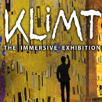 Baner promujący wydarzenie. Nazwa wydarzenia na tle zdjęcia z ekspozycji.