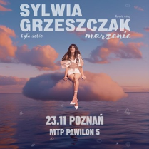 Baner promujący wydarzenie. Nazwa wydarzenia, data i zdjęcie Artystki.