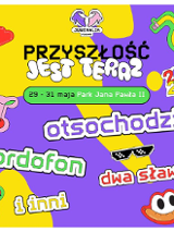 Baner promujący wydarzenie. Nazwa wydarzenia i data.