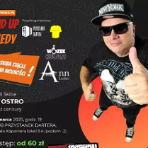 Baner promujący wydarzenie. Nazwa wydarzenia, data i zdjęcie Artysty.