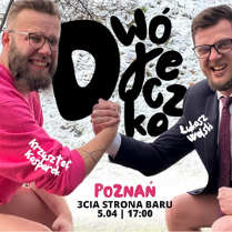 Baner promujący wydarzenie. Nazwa wydarzenia, data i zdjęcie Artystów.