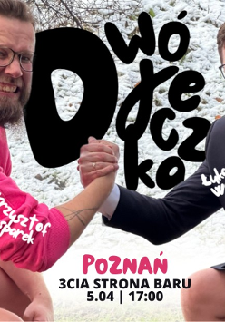 Baner promujący wydarzenie. Nazwa wydarzenia, data i zdjęcie Artystów.