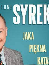 Baner promujący wydarzenie. Nazwa wydarzenia i zdjęcie artysty.