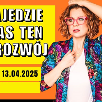Baner promujący wydarzenie. Nazwa wydarzenia, data i zdjęcie Artystki.