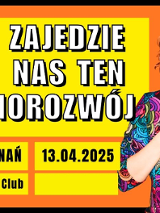 Baner promujący wydarzenie. Nazwa wydarzenia, data i zdjęcie Artystki.