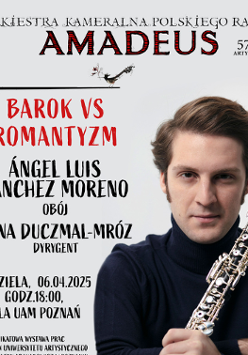 Baner promujący wydarzenie. Nazwa wydarzenia, data i zdjęcie Artysty.