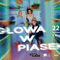 Baner promujący wydarzenie. Nazwa wydarzenia, data i zdjęcie Artystów.