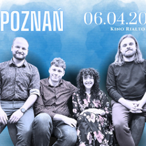 Baner promujący wydarzenie. Nazwa wydarzenia, data i zdjęcie Artystów.