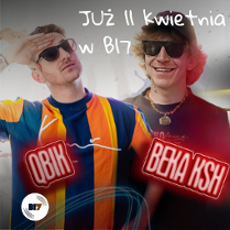 Baner promujący wydarzenie. Nazwa wydarzenia, data i zdjęcie Artystów.