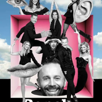 Baner promujący wydarzenie. Nazwa wydarzenia i zdjęcie artystów.