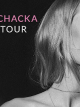 Baner promujący wydarzenie. Nazwa wydarzenia i zdjęcie artystki.