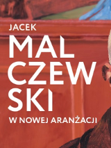 Baner promujący wydarzenie. Nazwa wydarzenia i data. Na tle obrazu z autroportretem Malczewskiego.