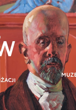 Baner promujący wydarzenie. Nazwa wydarzenia i data. Na tle obrazu z autroportretem Malczewskiego.