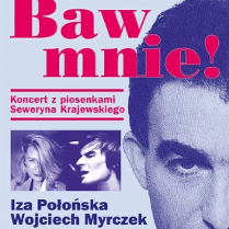 Baner promujący wydarzenie. Nazwa wydarzenia i zdjęcie artysty.